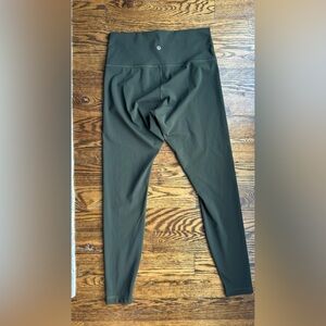 Lululemon Athletica Olive Green Leggings